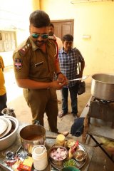 Naara Rohith Cooks Fish Curry on The Sets of Shamanthakamani Movie